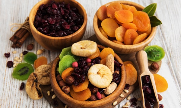 Top thực phẩm giảm cân tốt với trái cây sấy khô